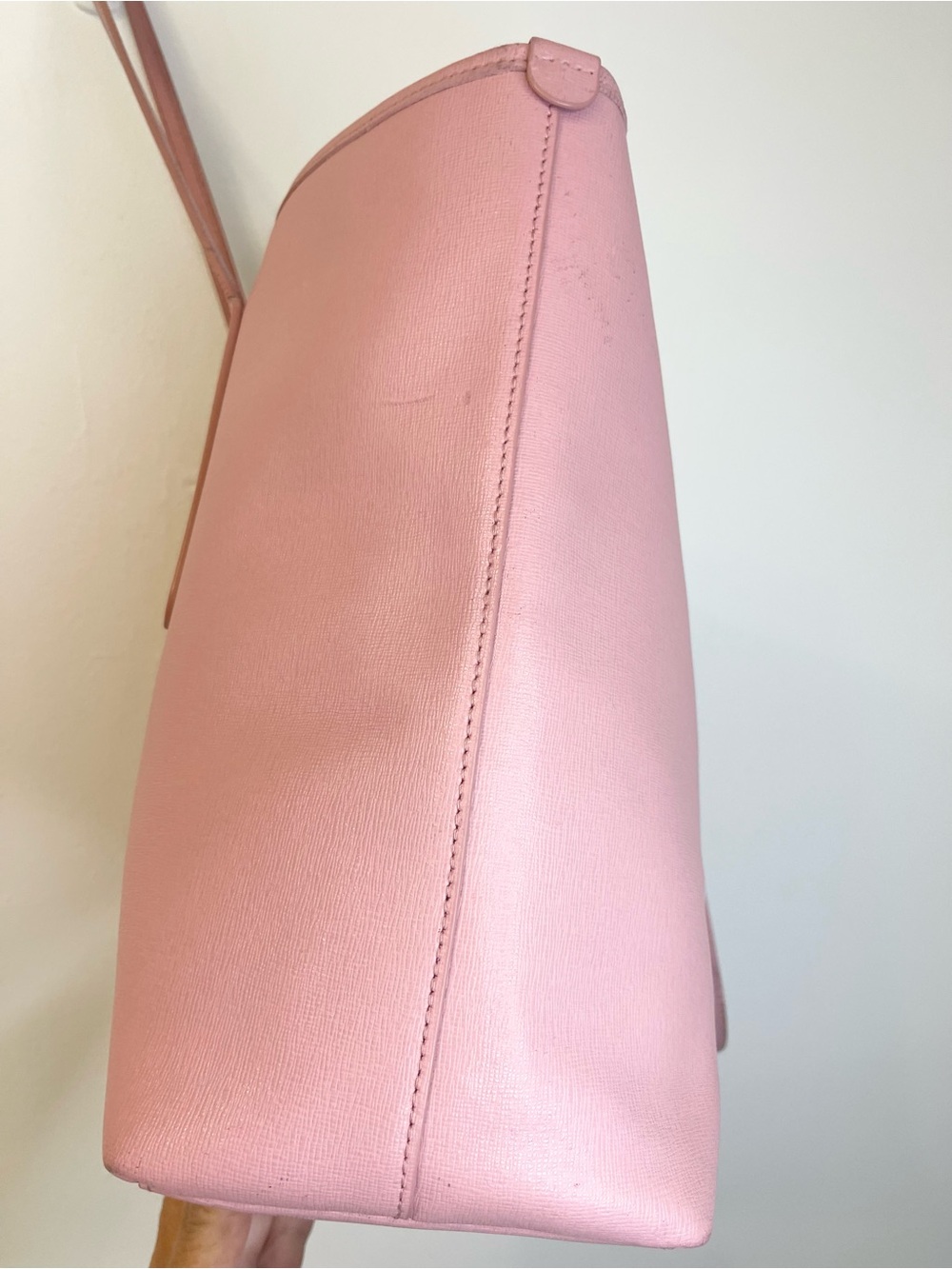 Furla Ariana Saffiano Leather Tote with Gold Logo - Picture 16 of 17